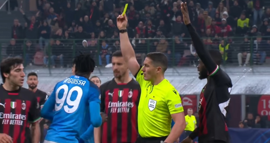 Milan-Napoli arbitro