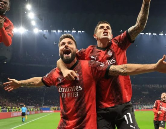 Giroud vs Psg PhotoCredit: AcMilan.com