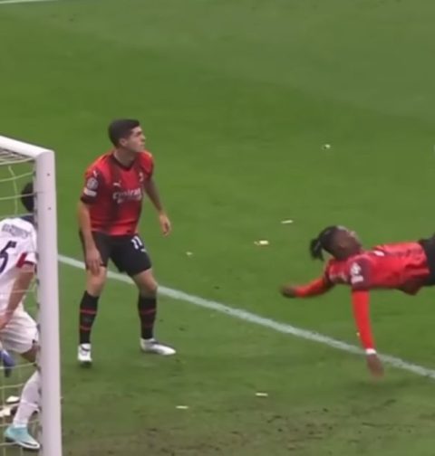 Milan - Psg Gol Leao