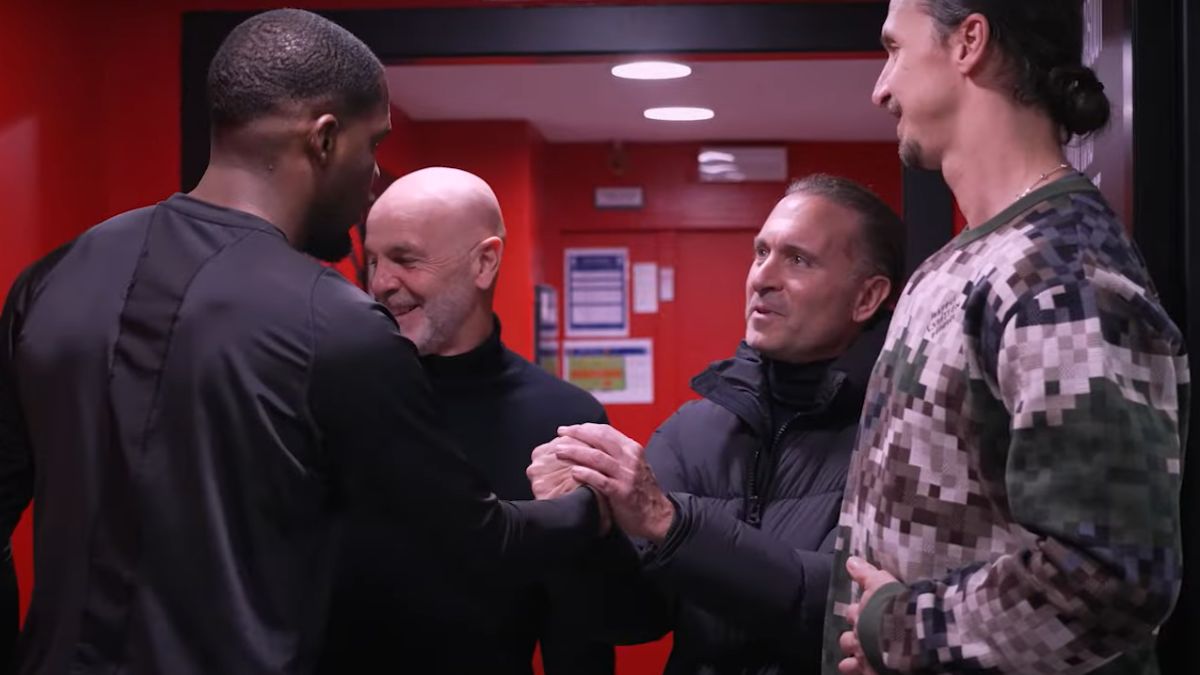 Pioli, Ibra, Cardinale e Maignan