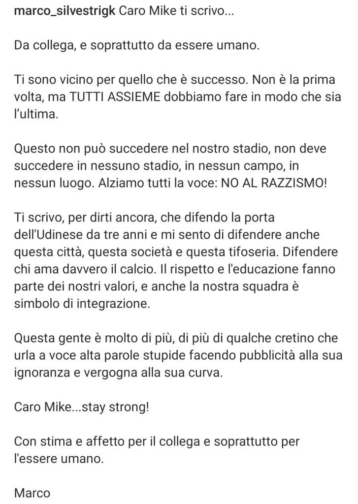 Lettera di Silvestri a Maignan