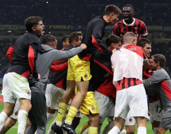 Esultanza Milan - Photocredit acmilan.com