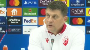Vladan Milojevic, allenatore della Stella Rossa