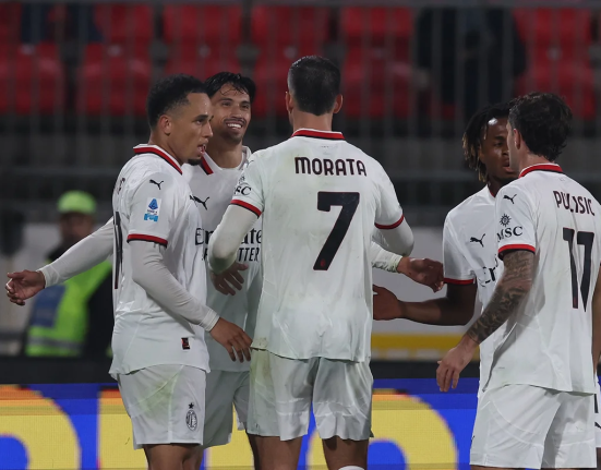 Monza-Milan Morata, Reijnders, Okafor, Pulisic, Chukwueze -photocredit-acmilan.com